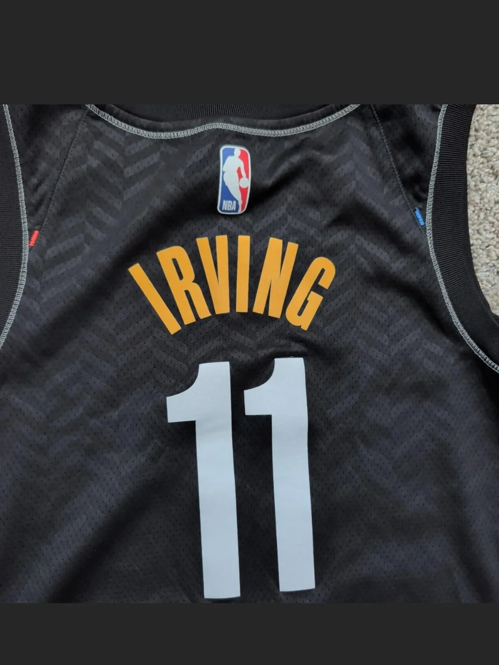 Kyrie Irving Brooklyn Nets #11 Black Nike Jersey